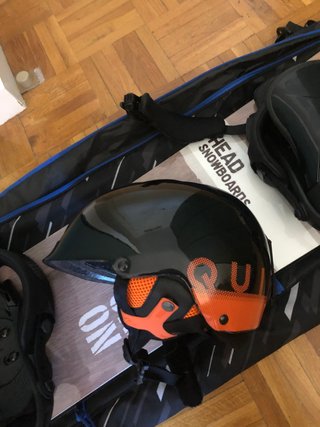Tabla Snowboard Head Union 159cm Fijaciones+Casco