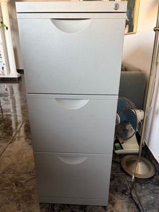 Archivador Metálico de 3 Cajones