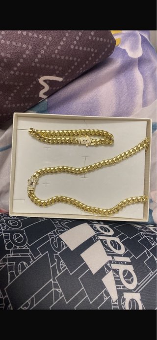 Set de Collar y Pulsera Cubana