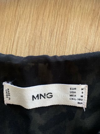 Vestido Mango Estampado Talla M