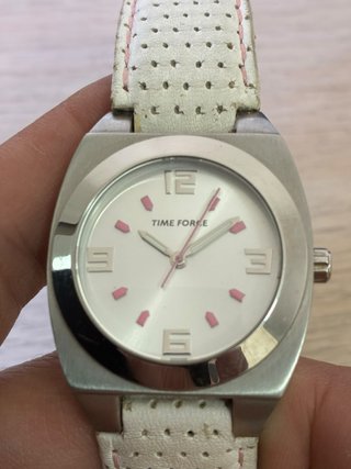 Reloj Time Force TF-2931L blanco y rosa