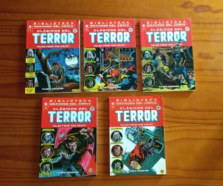 Lote cómics clásicos del terror.