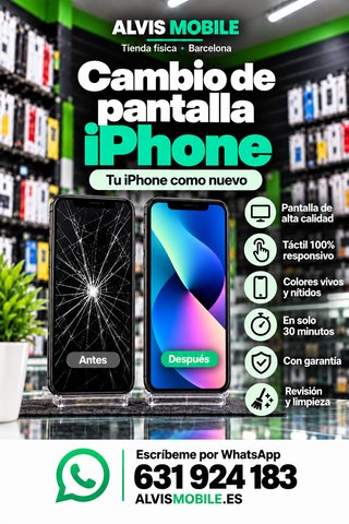 ‼️CAMBIO SCHERMO IPHONE DA - 39€ | 30 MIN‼️