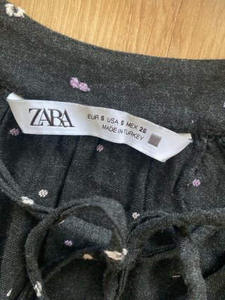 Vestido Zara estampado floral talla S