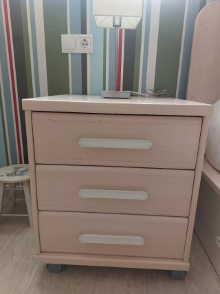 Cama Infantil 80x180 con Cajones y Mesilla