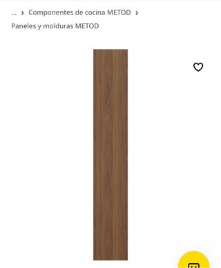 Panel lateral FÖRBÄTTRA marrón efecto nogal