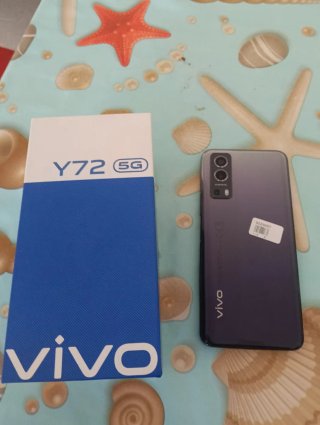 Telefono Vivo Y72 5G Grigio/Viola