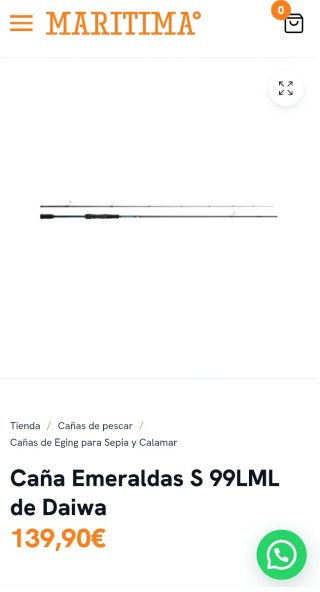 Caña Eging Daiwa Emeraldas S 99LML