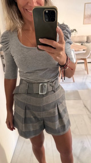 Bermuda Zara tiro alto