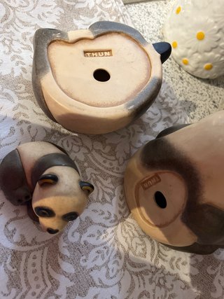 3 Statuine Panda Thun