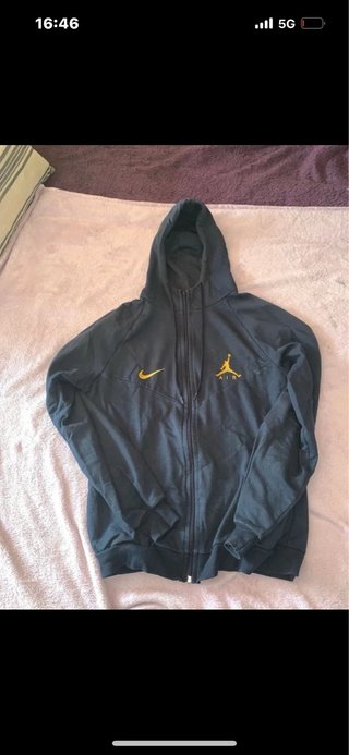 Sudadera Jordan Negra con cremallera