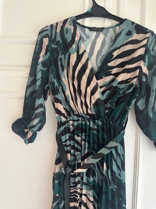 Vestido estampado senhora