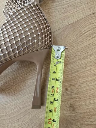 Sandalias de Tacón Zara Doradas