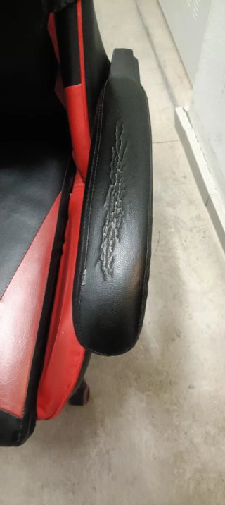 Sedia da Gaming Vinsetto Nero e Rosso