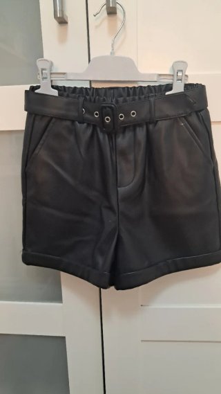 Short de Polipiel Negro