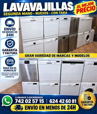 LAVAVAJILLAS CON LOS MEJORES PRECIOS. 742 02 57 15