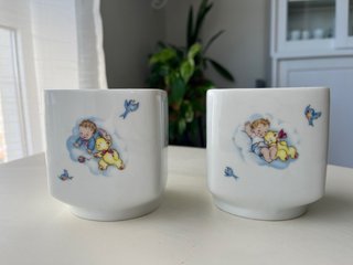 Set 2 Tazas Cerámica para baño