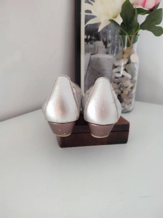 Zapatos Hispanitas Plateados Talla 40
