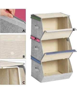 Caja Almacenaje Infantil Tela