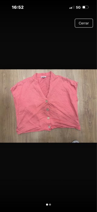 Blusa coral botones
