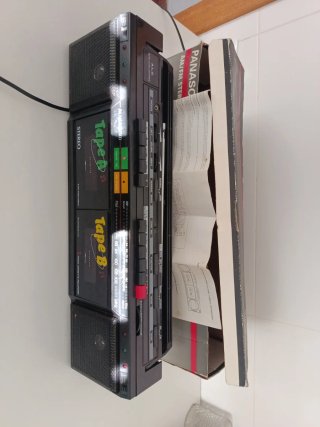 Doble Cassette y Radio Panasound AK-23