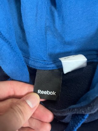 Sudadera Reebok Azul Estilo Retro