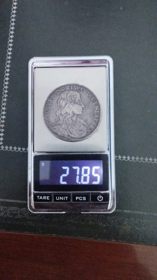 Moneda Ducato Carlos II Nápoles 1684