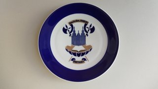 Plato porcelana Gral Barroso Sargadelos