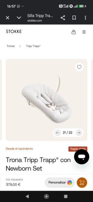 Amaca Newborn Set Stokke para trona