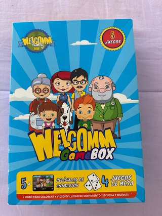 WELCOMM Game Box 5 Juegos Películas Animación