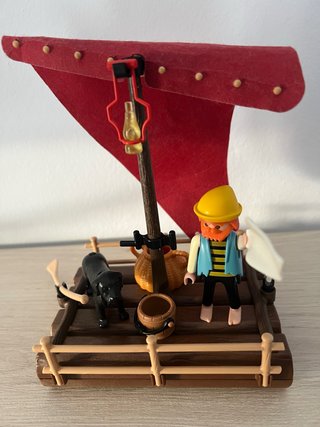 Playmobil 3793/3736 Náufrago con perro