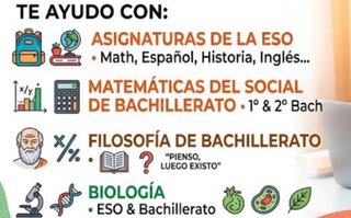 Clases de repaso de la ESO y bachillerato