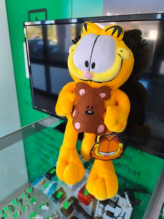 Peluche Garfield com Pookie Famosa 36cm