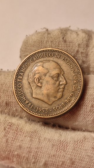 Moneda 2,50 Pesetas 1953 España