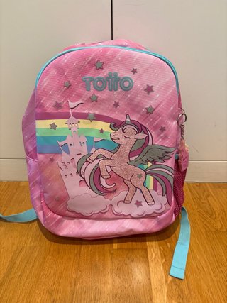 Mochila Totto Infantil Rosa