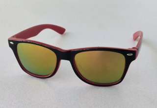 Gafas de Sol Infantiles Negras y Rojas