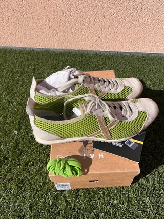 Zapatillas Munich Beige y Verde