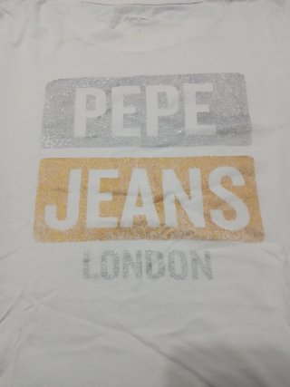 Camiseta Pepe Jeans Blanca Talla S