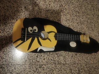 Ukulele con design polpo
