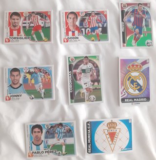 Lote de 71 Cromos Liga Este 2014-15