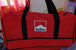 Bolsa de Viaje Vintage Marlboro Roja