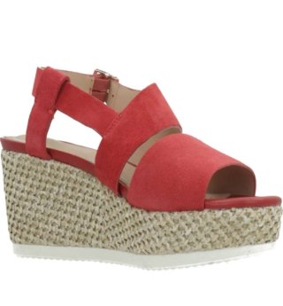 Cuñas Geox Sandalias rojas de tacón