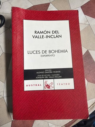 Luces de bohemia: esperpento