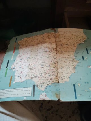 Mapa Oficial de Carreteras de España Antiguo