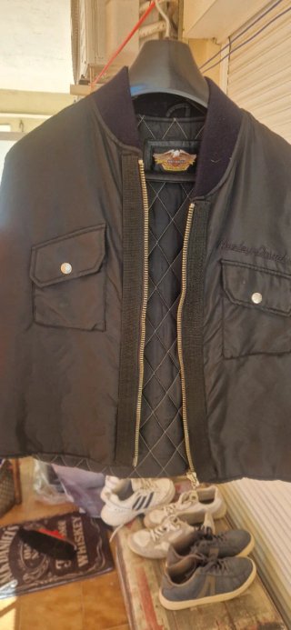 Chaqueta Harley-Davidson Negra y Gris