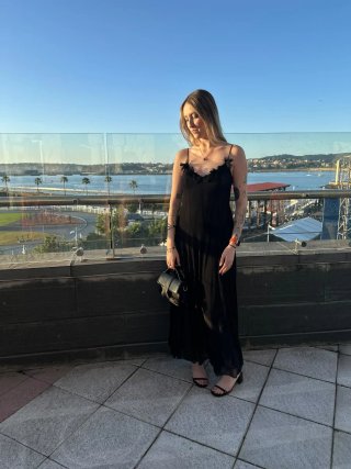 Vestido de fiesta negro