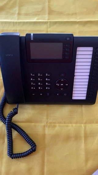 Centralita Unify Negra con Cable