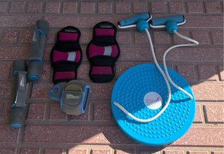 Set de pesas y disco de equilibrio