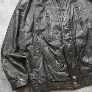 Chaqueta de Cuero Vintage para Hombre