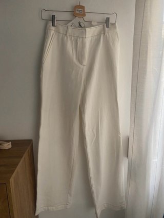 Pantalón blanco de vestir